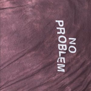 “NO PROBLEM” soft pj long sleeve tee